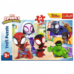 Puzzle trefl 24 maxi spidey si prietenii lui extraordinari - Img 3