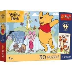 PUZZLE TREFL 30 PREMIUM PLUS KIDS DISNEY WINNIE THE POOH MOMENTE DULCI PLUS POSTER