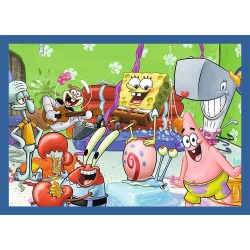 PUZZLE TREFL 4IN1 VIATA ACVATICA A LUI SPONGEBOB - Img 3