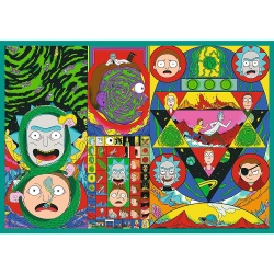 PUZZLE TREFL 4X250 LUMEA INTORTOCHEATA A LUI RICK SI MORTY - Img 5