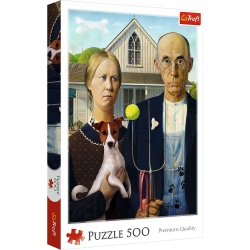 PUZZLE TREFL 500 AMERICAN GOTHIC - Img 1