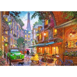 PUZZLE TREFL 500 PREMIUM PLUS TEA TIME CAMPIONATUL EUROPEAN CAFENEA DIN PARIS - Img 2