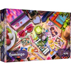 PUZZLE TREFL 600 FLAMINGO MICA MEA LUME