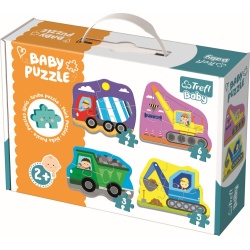 PUZZLE TREFL BABY CLASIC UTILAJE LA TREABA 18 PIESE