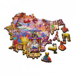 Puzzle trefl din lemn 500+1 piese lumea magica - Img 3