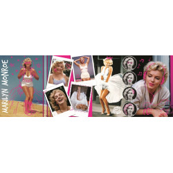 PUZZLE TREFL PANORAMA 500 COLAJ MARILYN MONROE - Img 2