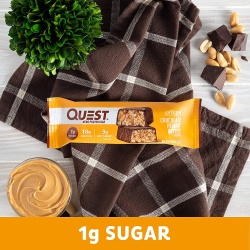 Quest Hero Crispy Baton Proteic Cu Aroma De Ciocolata Si Unt De Arahide, 54 G - Img 4