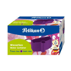 RECIPIENT APA CU BANDA ELASTICA PENTRU ATASARE PENSULE, CULOARE MOV, CUTIE CARTON