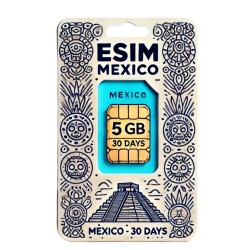 Roaming eSIM 10GB date, eSIM de Mare Viteza pana la 5G, valabil 30 zile din momentul activarii, Mexic