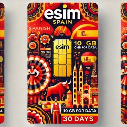 Roaming eSIM 10GB date, eSIM de Mare Viteza pana la 5G, valabil 30 zile din momentul activarii, Spain