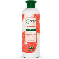 Sampon pt.volum cu extract de citrice, kiwi si mar 400ml cosmetic plant