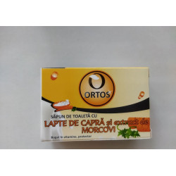SAPUN CU LAPTE CAPRA SI EX.MORCOVI 100GR