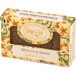 SAPUN NATURAL CU MORCOV&SALVIE 90GR