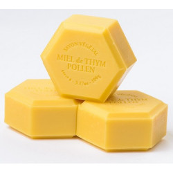 Sapun vegetal hexagonal cu polen 100gr apidava