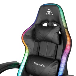 SCAUN GAMING GX-150 NEGRU LED KRUGER&MATZ - Img 9
