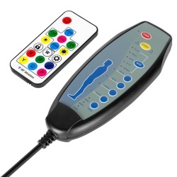 SCAUN GAMING GX-150 NEGRU LED MASAJ KRUGER&MATZ - Img 15