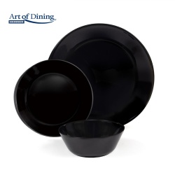 SERVICIU MASA OPAL NEGRU 18 PCS, CATANIA