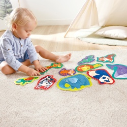 Set 10 puzzle-uri prietenii junglei (18-36 luni) - Img 3