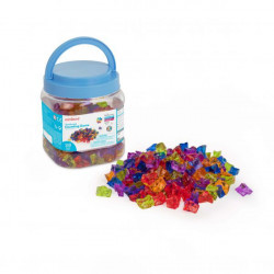Set 150 piese translucide pentru numarare si sortare