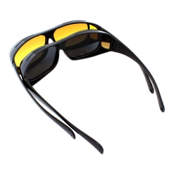 Set 2 perechi ochelari de condus pe timp de zi, noapte sau ceata HD VISION - Img 12
