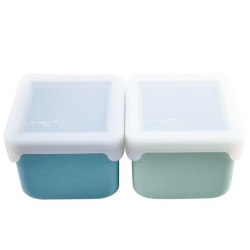 SET 2 RECIPIENTE SILICON, MELII, BLUE MINT - Img 2