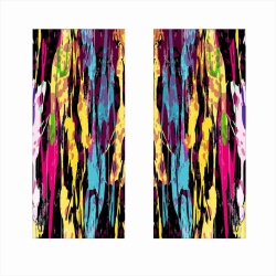 Set 2 stickere decorative pentru stalpii usilor, print autoadeziv de inalta rezolutie, dimensine 2 buc x 50 x 22 cm , cod: AVX-SSU-19 - Img 2