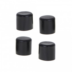 Set 4 buc. protectii anti-zgarieturi picioare scaun, diametru 22mm, culoare neagra - Img 3