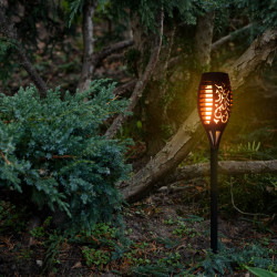 Set 4 lampi solare de gradina tip "Torta" cu 12 LED-uri - Img 2