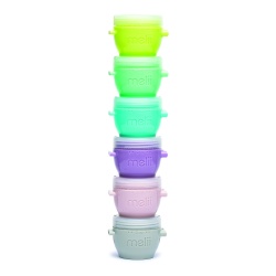 SET 6 RECIPIENTE SILICON SNAP&GO, MELII, 59 ML - Img 4
