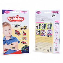 Set autocolante pentru tatuaj vehicul - 53 buc/pachet - Img 1