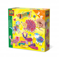Set creativ - Imbraca animale cu ata - Img 1
