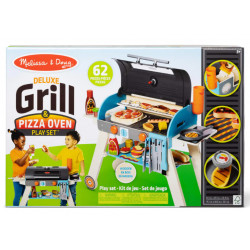 Set de joaca din lemn cu accesorii Grill si Pizza - Img 5