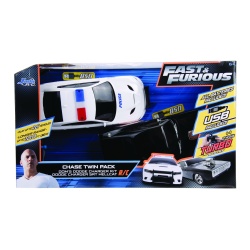 SET MASINUTE FAST AND FURIOUS RC TOYOTA SUPRA&DODGE CHARGER SRT SCARA 1:16 - Img 7