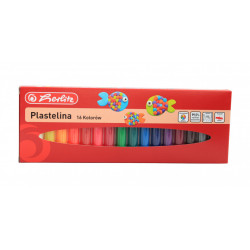 Set Plastilină Herlitz - 16 Culori Vibrante pentru Creativitate Fără Limite