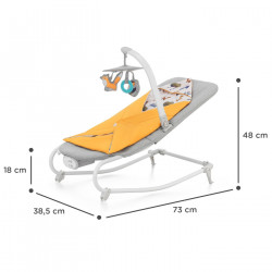 SEZLON 3 IN 1, KINDERKRAFT FELIO 2, FOREST YELLOW - Img 5