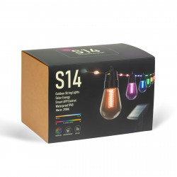 Șir de lumini solare inteligente - 84+15 LED-uri RGB - 14,5 m - bluetooth - Img 9