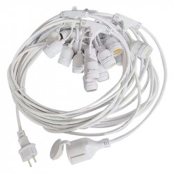 SIR ILUMINAT FESTIV CU SOCLU E27X15BUC 15M IP65 - ALB - Img 3