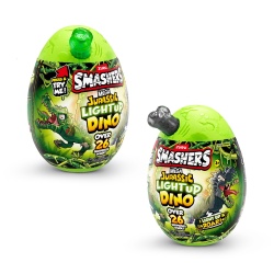 Smashers - Mega Ou surpriza cu peste 26 accesorii, Dino Jurassic Light-Up - Img 1