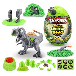 Smashers - Mega Ou surpriza cu peste 26 accesorii, Dino Jurassic Light-Up - Img 2
