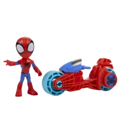 SPIDEY PRIETENII EXTRAORDINARI SET MOTOCICLETA SI FIGURINA SPIDEY 10CM - Img 8