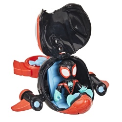 SPIDEY SI PRIETENII LUI UIMITORI MARVEL SET FIGURINA 7.6CM SI SUBMARINUL DELFIN - Img 8