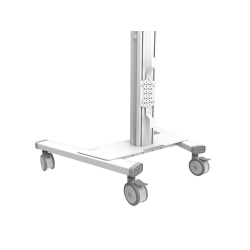 Stand podea mobil NM MUp 37-75" 70kg alb - Img 7