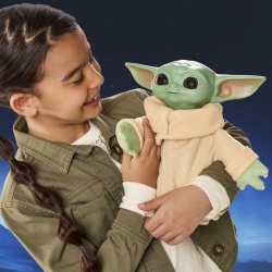 STAR WARS MADALORIAN SI GROGU FIGURINA INTERACTIVA ACTION BUDDY GROGU CU SUNETE 25CM - Img 9