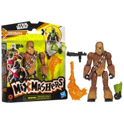 STAR WARS MIX MASHERS SET FIGURINA CHEWBACCA 12CM SI ACCESORII - Img 9
