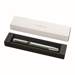 STILOU PURA F ALUMINIU ARGINTIU/VERDE CUTIE CADOU