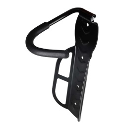 Suport pentru bicicleta cu prindere pe perete, rabatabil, metalic, culoare Neagra - Img 4