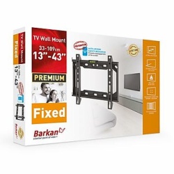 Suport TV perete Barkan fix 13-43" 40kg - Img 6