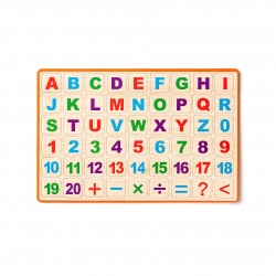 Tabla magnetica de pus pe masa cu litere - Img 3