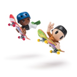 TECH DECH SK8 CREW PACHET 2 SETURI PLACA SI FIGURINA 9.6CM SAPCA NEAGRA SI CASCA ALBASTRA - Img 6
