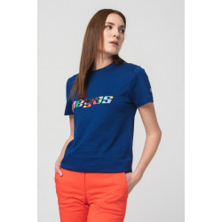 TRICOU LOGO MULTICOLOR FEMEI ROYAL BLU - Img 2
